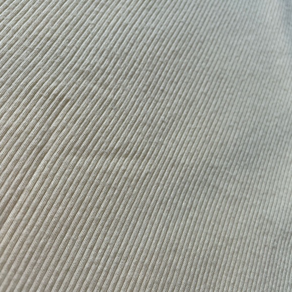 EUC, Wilfred Free Women’s Scoopneck Racerback Baby Yellow Crop Tank Top Size XS - Picture 4 of 9